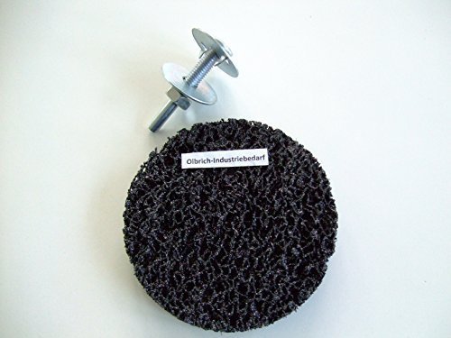 Olbrich-Industriebedarf Reinigungsscheibe 100mm inkl. Spanndorn SCHWARZ