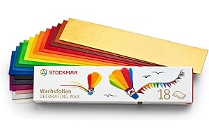 Stockmar Wachsfolien 20 x 4 cm - 18 Farben sortiert