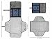 Portable Diaper Changing Pad - Premium Quality Travel Changing Station Kit - Entirely Padded Mat - Mesh and Zippered Pockets - Hassle-free Diapering ON THE GO! - Best of Baby Shower Gifts!-Dark Blue