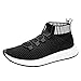 Produktbild 2018 Sommer Neue Sneaker Herren,Absolute Männer Hohe Hilfe Socken Schuhe Kreuzgurte Sportschuhe Weich Sohle Laufschuhe Atmungsaktiv Turnschuhe Mode Gym Skate Einzelne Schuhe (EU:40/CN:41, Schwarz)