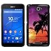 Produktbild MDMG / Snap On Hartschalen-Case Schutzhülle Hülle - Sunset Kokosnuss Beautiful Nature 121 - Sony Xperia E4