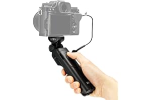 JJC Shooting Handgrip with Wireless Remote Control for Fuji X100VI OM-1 X-H2S X-S10 X-T4 X-T30II X-T200 GFX 50SII GFX100 GFX 50R, X100V X100F video recording - Replace Fujifilm RR-100 Shutter Release