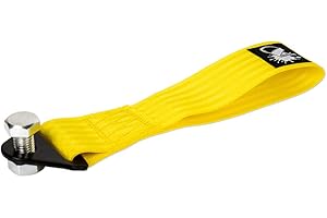 ‎AUTO-DRESS.DE Auto-Dress Rallye Drift Schlaufe - Rennsport/Motorsport Abschlepptau Tau - Racing Hook Tow Strap - Abschleppschlaufe Schlaufe in Gelb!