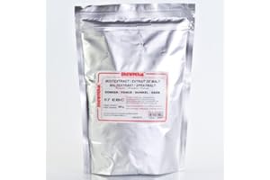 500 g de malta seca, extracto de malta oscuro para reconditar variedades de cervezas oscuras de Brewferm