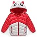 Produktbild Longra Baby Kinder Mädchen Junge Winterjacke Steppjacke Sweatjacke Wärmejacke Jacke Parka Gesteppt mit Panda Kapuze Unisex Kinder Daunenmantel Daunenjacken Down Jacket (120CM 4Jahre, Red)
