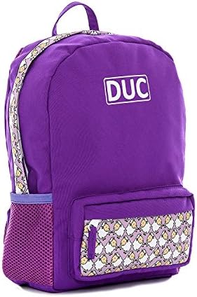 DUC Jr Sheep Print School Backpack, Purple Rucksack Made With Polyster 18L, For Kids, Children, Toddlers, Boys, Girls