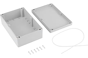 Tyenaza Caja Estanca, 230x150x85mm Cajas Conexiones Exterior, Cajas Plastico Estanca Electricidad, Cajas de Conexiones IP65 ABS Resistente al Agua, para Equipos EléCtricos Interiores y Exteriores