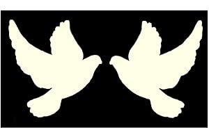 KARENS-KARDS 30 Die Cut DOVES Crafting Embellishments - Ivory - Great for Weddings