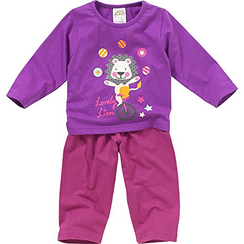 Lullaby Baby Girls Circus Lion Pyjamas - Purple - 18/23 Months