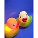 Eastlion Bathtime Fun Toys LED Colour Change Baby Bath Waterproof Night Light Ducks Pack of 4