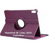 Case 360 Rotatable Stand Case Compatible with Huawei Matepad SE 11inch (MatePad SE is Not 10.4inch) Purple