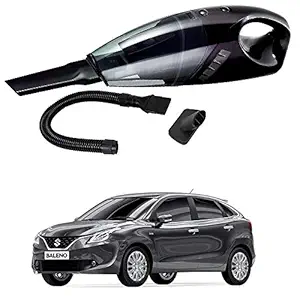 Oshotto / Windec 12V 100W Portable Car Vacuum Cleaner Compatible with Maruti Baleno - Black