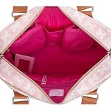 Pink Lining Wickeltasche Blooming Gorgeous Cream Bows on Pink - 7