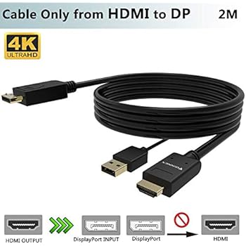 AmazonBasics - Cavo DisplayPort/HDMI, 1,8 metri: Amazon.it: Informatica