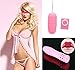Price comparison product image Kit: Pink Mini Vibrator Diamond Pink Wireless Remote + Wireless Sexy Egg Vibrator with Remote Control Style MP3 + Mini Bullet in omagggio.Men and Women Gay Evening Romantic Bondage
