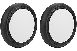 Gaeirt Ensemble de roues avant et arrière en caoutchouc pour poussette Yoya/Vovo (une paire de roues arrière)