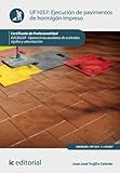  Ejecución de pavimentos de hormigón impreso. eocb0209
