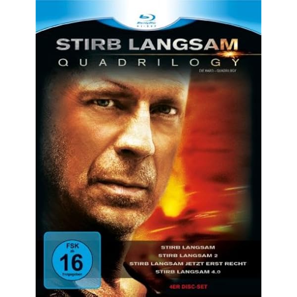 Stirb Langsam Quadrilogy 1 4 Blu Ray Amazon De Bruce Willis Willis Bruce Willis Dvd Blu Ray