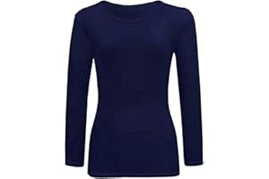 21Fashion Kids Plain Basic Top Long Sleeve Womens Girls Boys Uniform T-Shirt Tops