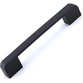 10 Adet Radus 128 mm - 12.8 cm Siyah Metal Mobilya &Ccedil;ekmece Mutfak Dolabı Dolap Kulpları Kulbu Kulpu