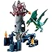 Produktbild PLAYMOBIL 5913 - Knights Attack Tower - mit Grün Dragon & 2 Figuren