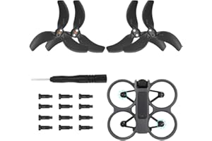 MEENEWCHING Propeller für Avata 2 Propeller,Drohne Avatar Propeller mit 12 Schrauben & Schraubendreher,Zubehör für Drohnenersatz,3032S DJI Avatar 2 Propeller Blätter Geräuscharm,Zubehör für Drohnenersatz 8Pcs