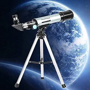 Clefairy 1PC Outdoor HD Monocular Space Telescope Astronomical 90X Refractive Telescope with Portable Travel Tripod