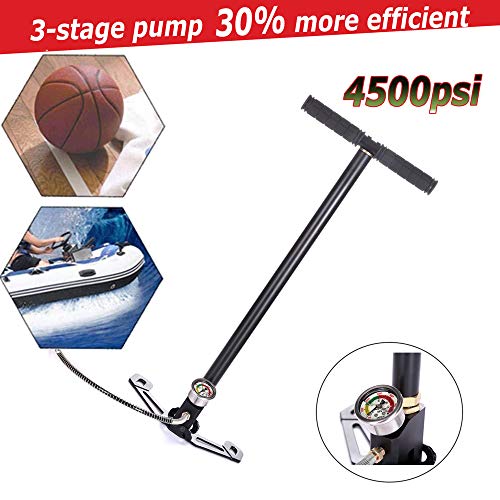 Buy 3Stage Stirrup Air Pump Air Charging High Pressure Hand Pump, High