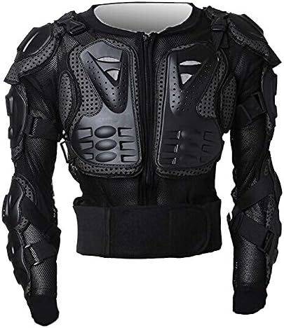 CQJDG Motorbike Motorcycle Protective Body Armour Armor Jacket Guard Bike Biker Motocross Gear