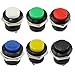 Produktbild PsmGoods® 6 Momentary Ein / Aus-Taster Horn Schalter für Auto Auto (Colorful)