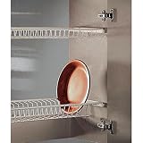 ESCURREPLATOS / VASOS GRIS - ancho puerta 400mm