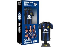 RAD STUFF Inter Milan 23/24 Home Metal Football Shirt Locker Pack - Officially Licensed Miniature Alloy Replica Jersey Collectible Display Gift - Personalise Customisable Name & Number Decals