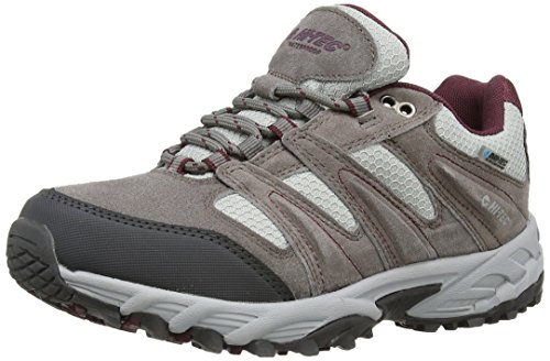 Hi-Tec Sensor Waterproof Low Rise, Women's Hiking Boots, Grey/Plum, 7 UK
