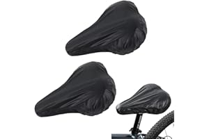 VBKITW 2 pièces Housse de Pluie pour siège de Vélo, Couvre-Selle de Vélo Imperméable, Housse de Selle de Vélo Résistante à l'eau,Housse de Siège de Vélo pour Protéger Votre Selle