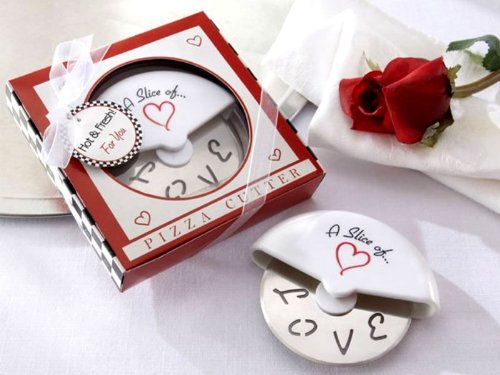 Der Pizzaschneider A slice of Love - Das romantische Pizzamesser