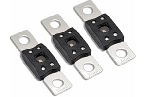 Kofelec Méga fusible à courant élevé, ANM 350A Amp, jusqu'à 58V DC, utilisé pour les voitures, les camions, les bus ou les systèmes audio, paquet de 3 (350A)