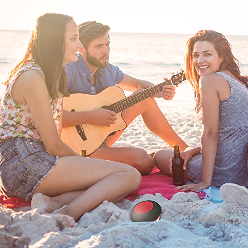 NeuftechÂ® Altoparlante Cassa Speaker Bluetooth Impermeabile da Doccia Portatile con Microfono Incorporato per iPhone e Smartphone Android e Tablet PC, ecc (rosso)