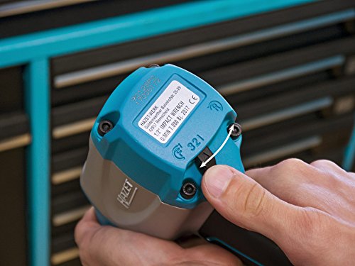 Hazet Druckluft-Schlagschrauber (max. Lösemoment 850 Nm, Vierkant 12,5 mm (1/2 Zoll), Hochleistungs-Stift-Schlagwerk) 9012SPC - 4