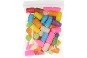 BVSPA 50Pcs/Set Coloured Treasure Fishing Carp Water Soluble Rig Accessories Fishing Pva Hook O2P3 Block Foam Tackle NestingOutdoor