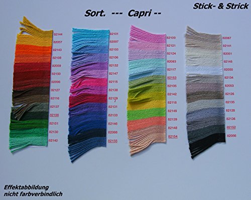 50 gr. Capri Farbe 82152, Baumwolle, Katia, Brandneu 2015, Strickwolle - 4