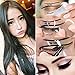 EyeLiner Stencils,Travelmall Makeup Beauty Cat Eyeliner Smoky Eyes Eyebrows Template Card Makeup Tool (6pcs)
