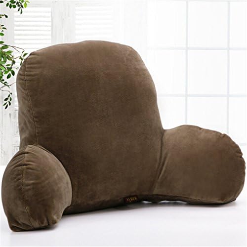 Sonicee Lumber Back Memory Cotton Support Cushion Office Sofa Decoration Pillow (Coffee)