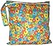 FAB4BABYSTARS, Circles, Wet Bag, Nappy Bag, Holiday Bag, Toiletry Bag, Storage Bag, Laundry Bag, Made with waterproof material (PUL), Stetchy with Zip and Handle