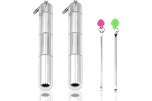 SUBTAVIK 2 pezzi portapillole in alluminio portapillole portatile 3 scomparti portapillole in metallo portapillole tascabili portapillole da viaggio contenitore per pillole giornaliero con cucchiaino (argento)