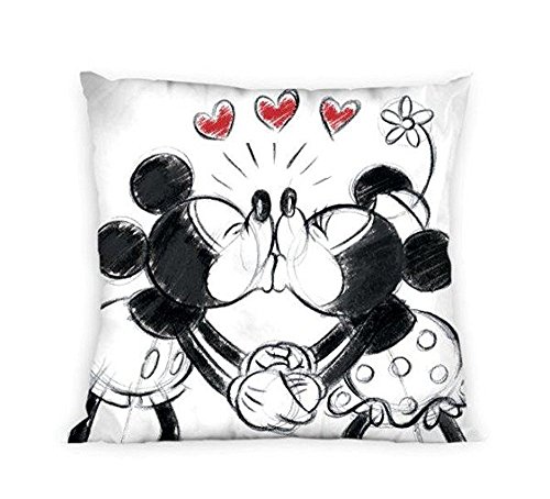 Disney Mickey und Minnie Maus KISSENBEZUG Love 2er Pack: ca. 40x40cm Kissenhülle