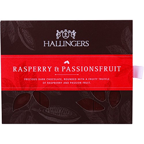 Hallingers Chocolate Bar Raspberry & Passionfruit, Dark Chocolate | Chocolate Box | 90g Hallingers Chocolate Bar Raspberry & Passionfruit, Dark Chocolate | Chocolate Box | 90g
