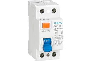 Interruttore differenziale puro Chint 2P 25A 30mA 10kA tipo F - 263717