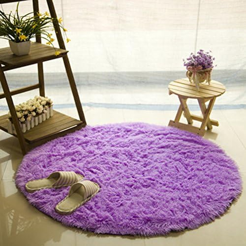 Area rug,Super soft carpet smooth rug runners silky for hallway living room anti-Skid footcloth dining room home bedroom floor mat-A 31*31inch(80*80cm)