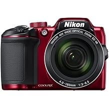 Nikon Coolpix B500 Digital Camera (Red)