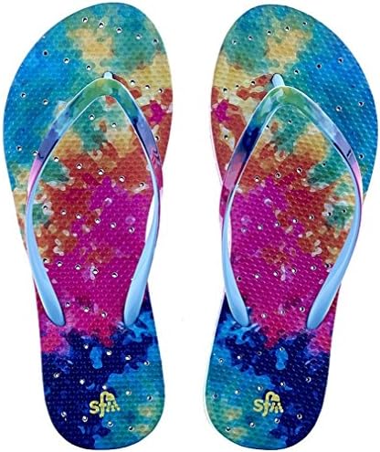 Showaflops Big Girls' Foam Antimicrobial Shower & Water Sandals For Pool